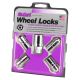 McGard Wheel Lock Nut Set - 4pk. (Cone Seat) M14X1.5 / 21mm & 22mm Dual Hex / 1.639in. L - Chrome