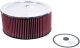 K&N Engineering Round Air Filter Assembly - 5-1/8"FLG, 11"OD, 7-1/4"H, W/VENT