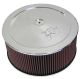 K&N Engineering Round Air Filter Assembly - 5-1/8", 14" X 5-3/4"H, 1-1/4" DROP BASE