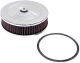 K&N Engineering Round Air Filter Assembly - 5-1/8"FLG 7"PD 3"H V/S - SHORT