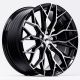 JR Wheels JR49 20x9,5 ET20-40 5H BLANK Gloss Black Machined Face