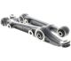 Hardrace Honda Civic (EG) Front Lower Control Arm (Hardened Rubber) (2PC/Set)