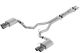 Borla  Ford Mustang GT 5.0L V8 (18-23) (w/ Active Valves) ATAK Cat-Back Exhaust System -Carbon Fibre Tips - Coupe only