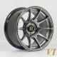 Rota BDR 15x8.25 4x100 ET0 Wheel- Hyper Black