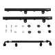 DeatschWerks Dodge and Chrysler Hemi (05-23) Fuel Rails w/ Crossover