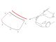 Genuine Nissan 370Z (09-20) Windshield Top Moulding