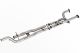 Borla RAM 1500 TRX 6.2L V8 (21-24) Exhaust Mid Section Connecting Pipes