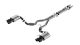 Borla Ford Mustang GT 5.0L V8 (24-26) (w/ Active Exhaust) S-Type Cat-Back Exhaust System - Quad Black Anodised Carbon Fibre Tips (Coupe Only)