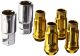 Muteki SR48 Open End Locking Lug Nut Set of 4 - Gold Chrome 12x1.25 48mm