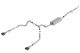 Borla Chevrolet Silverado 1500 & GMC Sierra 1500 5.3L V8 (19-26) Crew Cab with Short Bed / Extended Cab with Standard Bed Touring Cat-Back Exhaust System - Dual Black Chrome Tips