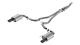 Borla Ford Mustang 2.3L Ecoboost (24-26) (w/o Active Exhaust) S-Type Cat-Back Exhaust System - Black Chrome Tips