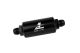 Aeromotive In-Line Filter - AN -10 size Male - 10 Micron Microglass Element - Bright-Dip Black