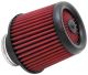 AEM Induction Dryflow Air Filter - Round Tapered 5in Top OD x 6 Base OD x 5.563in H x 3in Flange ID