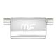 MagnaFlow Universal 4in. x 9in. x 11in. Oval Straight-Through Performance Exhaust Muffler