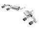Borla Chevrolet Camaro SS (16-24), LT1 6.2L V8 (20-24) ATAK Axle Back Exhaust System - Carbon Fibre Tips