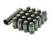 Muteki Closed End Lug Nuts - Black Chrome 12x1.50