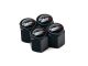 Genuine Nismo Aluminium Valve Stem Cap Set - Brushed Black