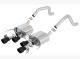 Borla Chevrolet Corvette Z06 C7 6.2L V8 (15-19) ATAK Axle Back Exhaust System - Quad Ceramic Black Quad Tips (w/o AFM w/ NPP)