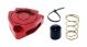 Torque Solution Hyundai Veloster Turbo (11+) Blow Off BOV Sound Plate -Red
