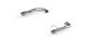 MBRP Ford Mustang GT 5.0L V8 (15-17) 2.5" Axle Back Exhaust with Stainless Steel Dual Wall Angle Cut 4" Tips
