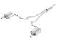 Borla Ford Mustang 2.3L Ecoboost (Coupe Only) (15-23) (w/o Active Exhaust) ATAK Cat-Back Exhaust System