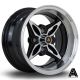 Rota Kanji 13x7 4x100 ET-7 Wheel- Flat Black with Polished Face