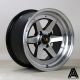 Rota Magic 15x8 4x100 ET20 Wheel- Royal Flat Black