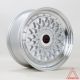 Rota Silhouette 17x8 4x100/4x108 ET30 Wheel- Red Lip Silver