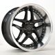 Rota Vice 18x10.5 5x114.3 ET22 Wheel- Red Lip Black