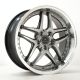Rota Vice 18x8.5 5x120 ET35 Wheel- Red Lip Hyper Black