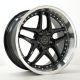 Rota Vice 18x9.5 5x114.3 ET30 Wheel- Red Lip Black