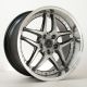 Rota Vice 18x9.5 5x100 ET35 Wheel- Red Lip Hyper Black
