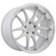 Rota Zeus 18x9.5 5x114.3 ET15 Wheel- Red Lip White