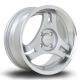 Rota HM3 15x7 4x100 ET40 Wheel- Red Lip Silver