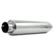 MBRP Universal 4" Inlet/Outlet Quiet Tone Muffler- 24" body, 6" diameter, 30" overall- T409 Stainless Steel