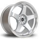 Rota GTR 17x9.5 5x114.3 ET30 Wheel- Red Lip Silver