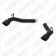 MBRP Chevrolet Camaro 3.6L V6 (10-15) 3" Black Coated Axle Back Muffler Delete