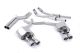 Milltek Sport Audi S6 Quattro (12-17) & S7 SportBack Quattro (S Tronic) (12-17) Cat-Back Exhaust- Non-Resonated- Polished