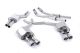 Milltek Sport Audi S6 Quattro (12-17) & S7 SportBack Quattro (S Tronic) (12-17) Cat-Back Exhaust- Resonated- Polished Oval Tip