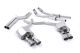 Milltek Sport Audi S6 Quattro (12-17) & S7 SportBack Quattro (S Tronic) (12-17) Cat-Back Exhaust- Non-Resonated- Titanium Tips
