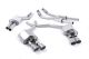 Milltek Sport Audi S6 Quattro (12-17) & S7 SportBack Quattro (S Tronic) (12-17) Cat-Back Exhaust- Resonated- Titanium Tips
