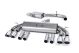 Milltek Sport Audi S3 2.0 TFSI Quattro Saloon (13-17) Cat-Back Exhaust- Resonated- Polished Oval Tips