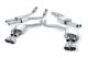 Milltek Sport Audi S6 Quattro (12-17) & S7 SportBack Quattro (S Tronic) (12-17) Cat-Back Exhaust- Resonated- Titanium Tips