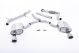 Milltek Sport Audi A4 2.0 TFSI Quattro Saloon  (16-17) Cat-Back Exhaust- Non-Resonated- Titanium Tips
