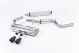 Milltek Sport Ford Focus Mk3 ST 2.0L EcoBoost (5DR) Hatchback (12-17) Cat-Back Exhaust- Resonated- Black Velvet Tips