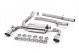 Milltek Sport Ford Focus Mk3 RS 2.3L EcoBoost 4WD (5DR) Hatchback (16-17) Cat-Back Exhaust- Non-Resonated- Polished Tips