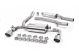 Milltek Sport Ford Focus Mk3 RS 2.3L EcoBoost 4WD (5DR) Hatchback (16-17) Cat-Back Exhaust- Resonated- Titanium Tips