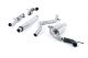 Milltek Sport Renault Megane Renaultsport 250/265 (incl Cup) (10-17) Turbo-Back Exhaust excluding Hi-Flow Sports Cat- Resonated