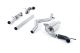 Milltek Sport Renault Megane Renaultsport 250/265 (incl Cup) (10-17) Turbo-Back Exhaust excluding Hi-Flow Sports Cat- Non-Resonated