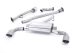 Milltek Sport Toyota GT86, Scion FR-S & Subaru BRZ (12-17) Primary Cat-Back Exhaust- Non-Resonated- Brushed Titanium Tips